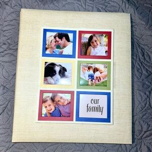 Hallmark Cream Photo Album with Multicolor Accents